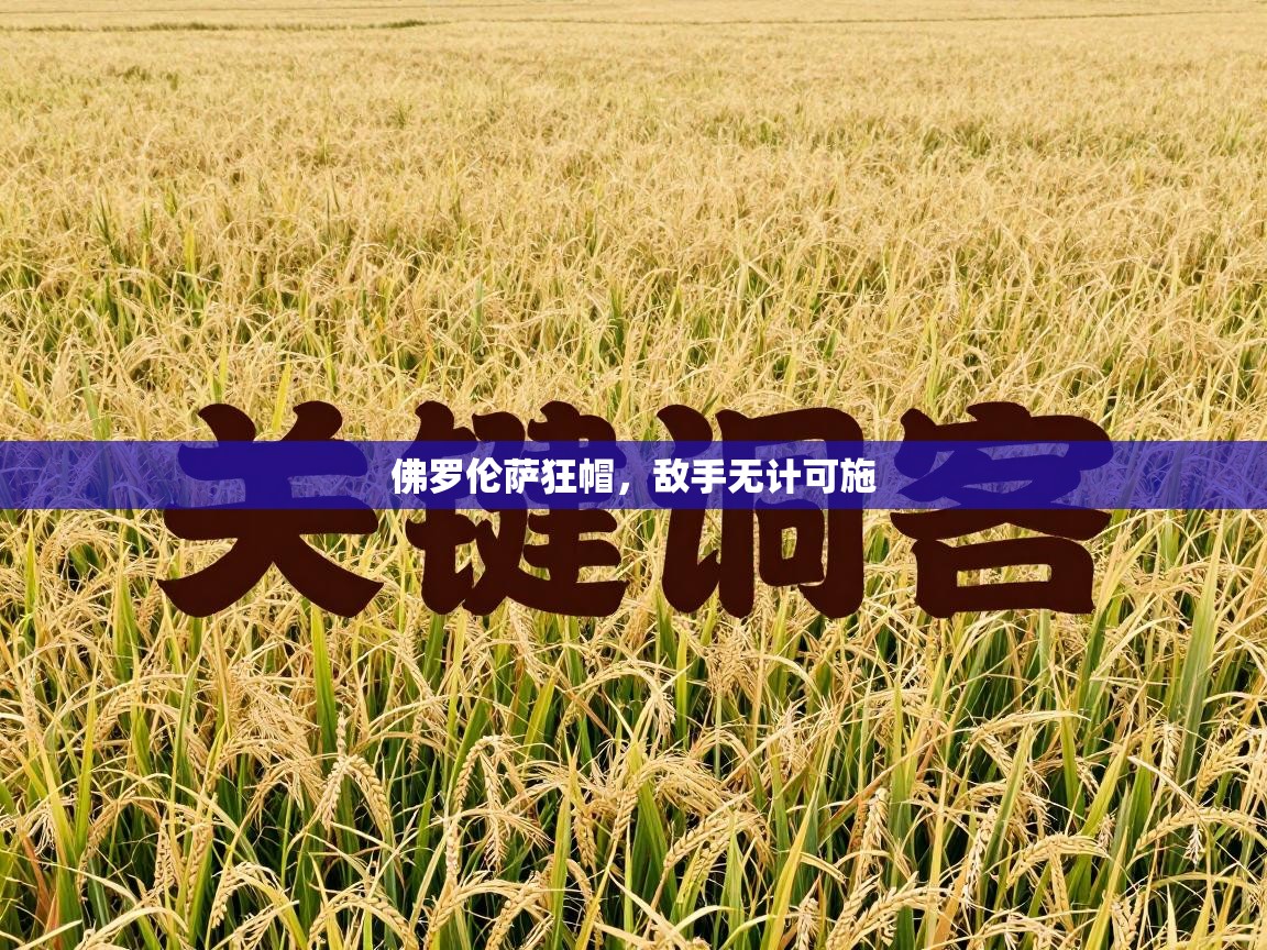 佛罗伦萨狂帽，敌手无计可施